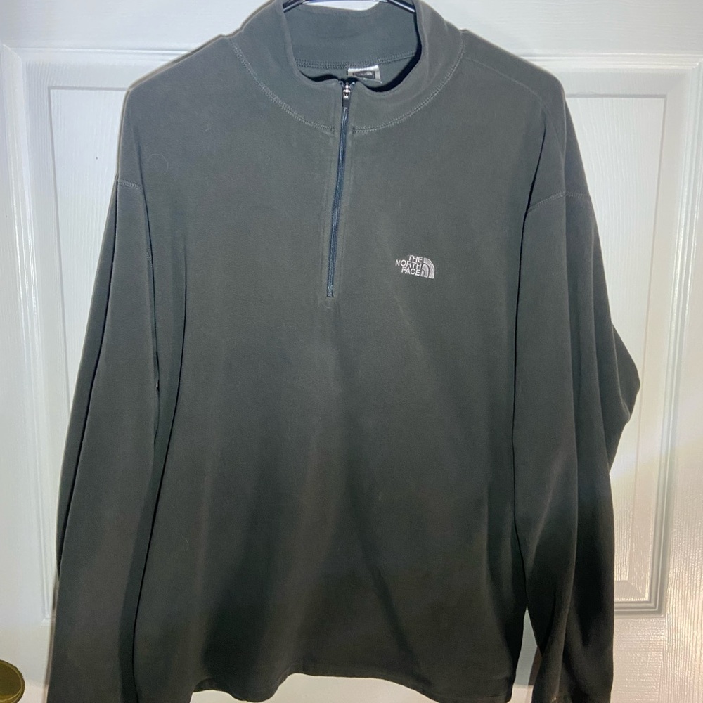 North Face 3/4 zip light fleece men’s large